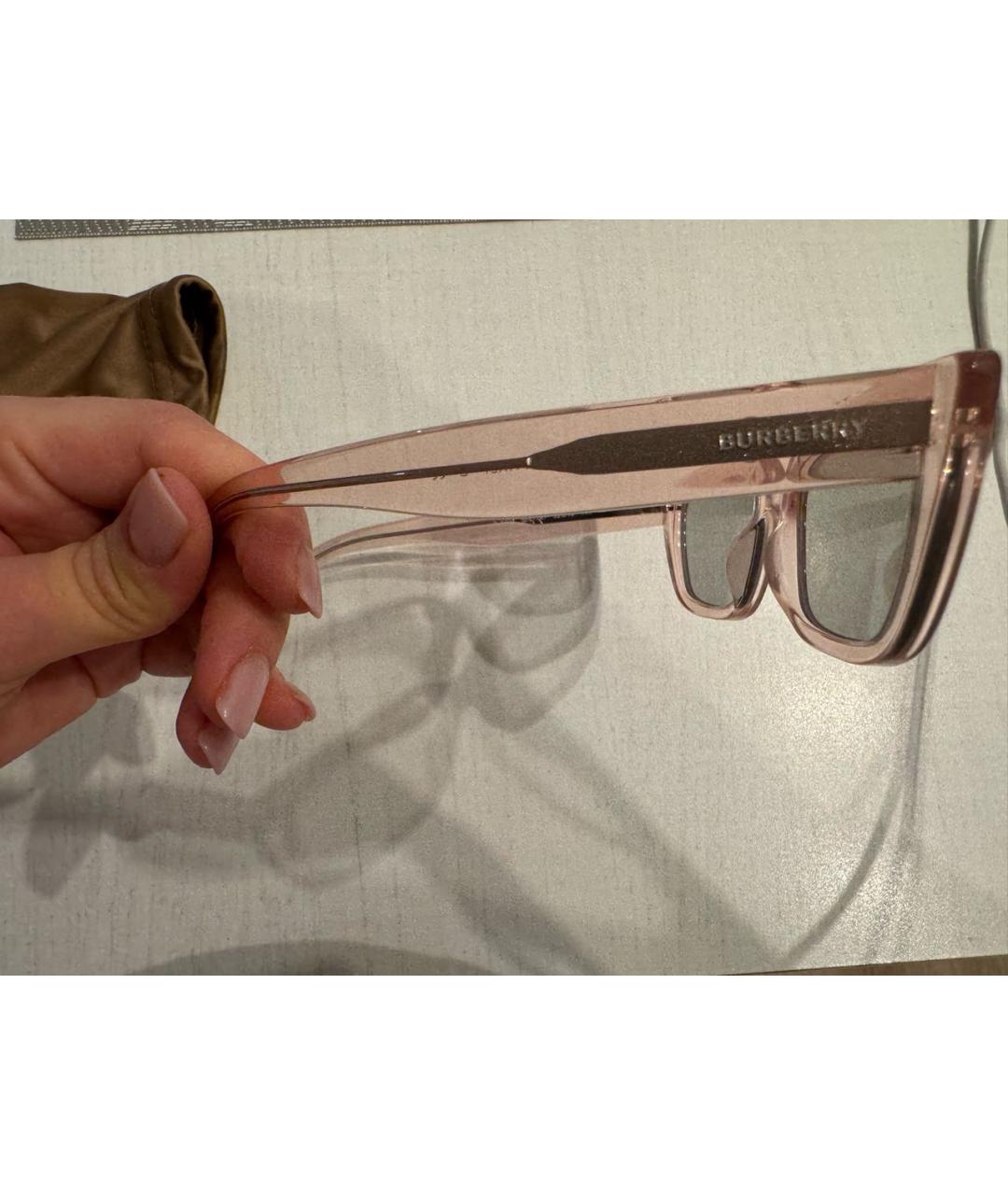 BURBERRY Мульти пластиковые солнцезащитные очки, фото 2