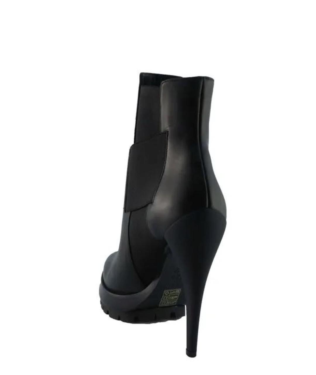 CASADEI Черные кожаные ботильоны, фото 3