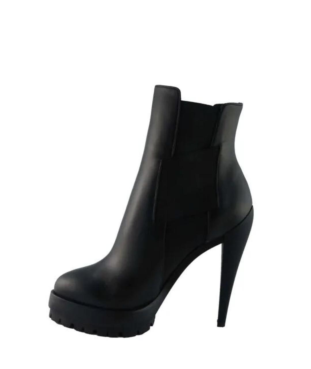 CASADEI Черные кожаные ботильоны, фото 2