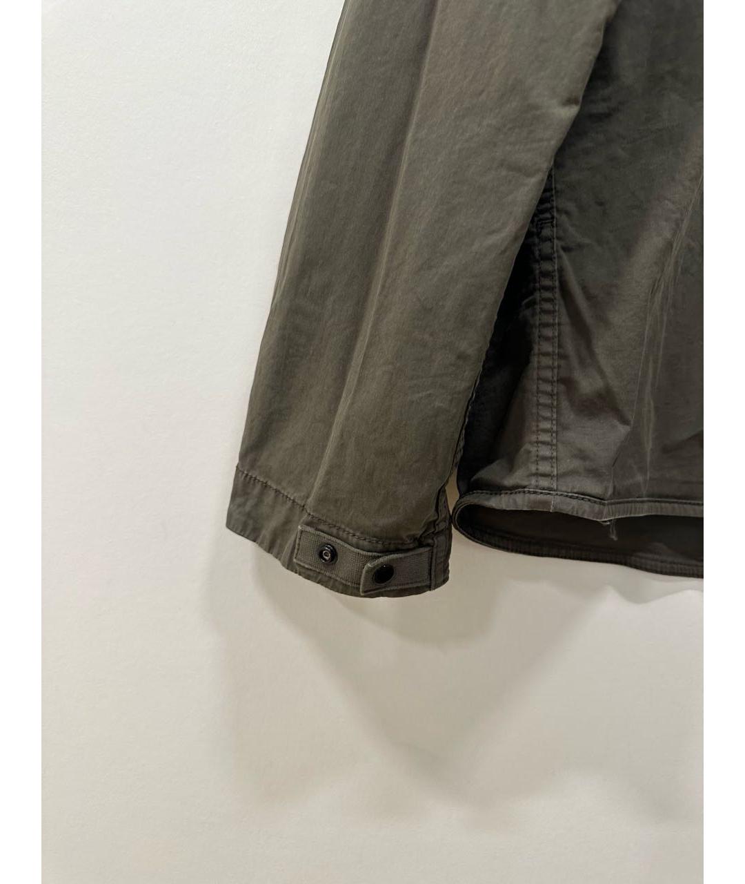 STONE ISLAND Хаки кэжуал рубашка, фото 8