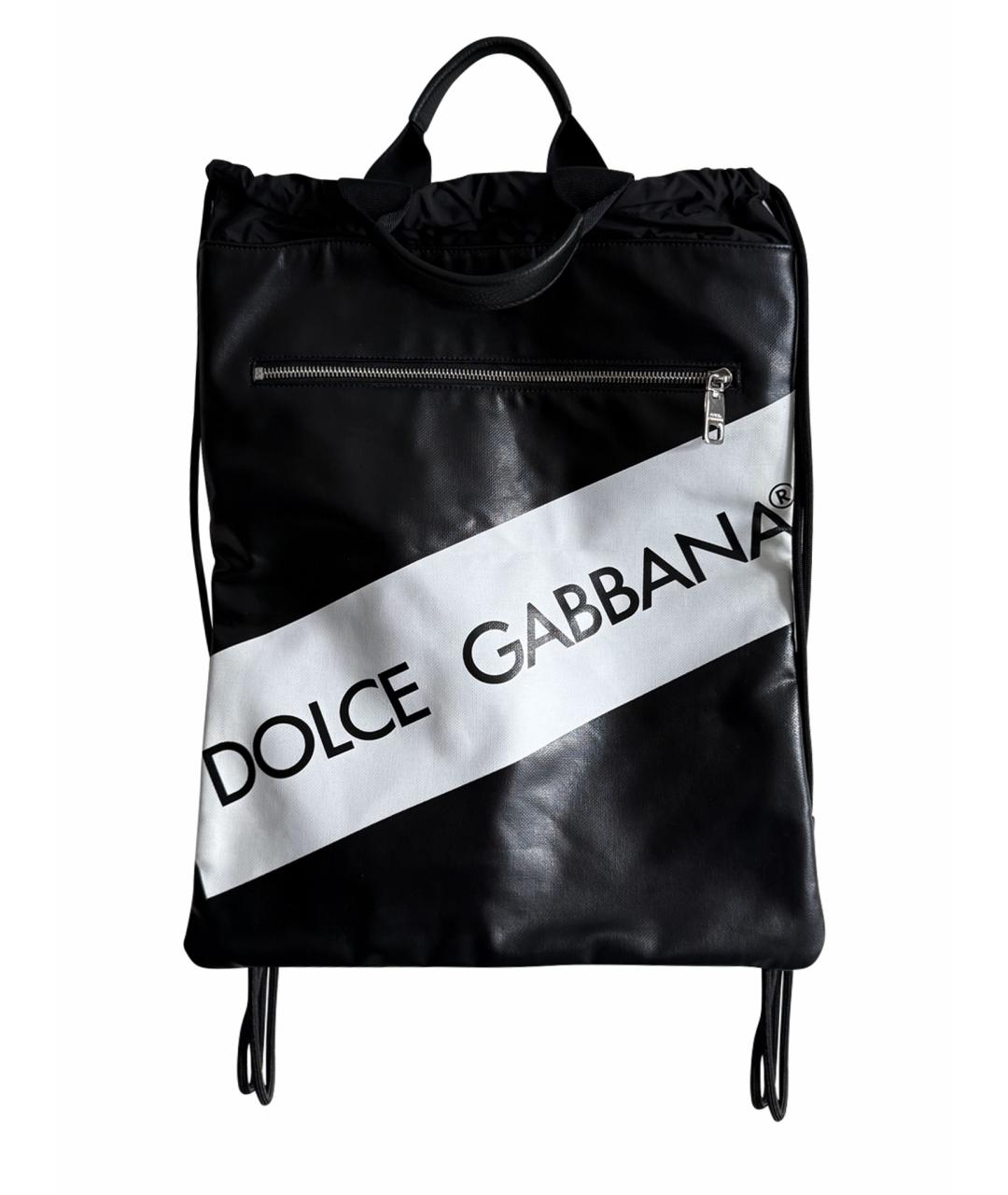 DOLCE&GABBANA Черный рюкзак, фото 1