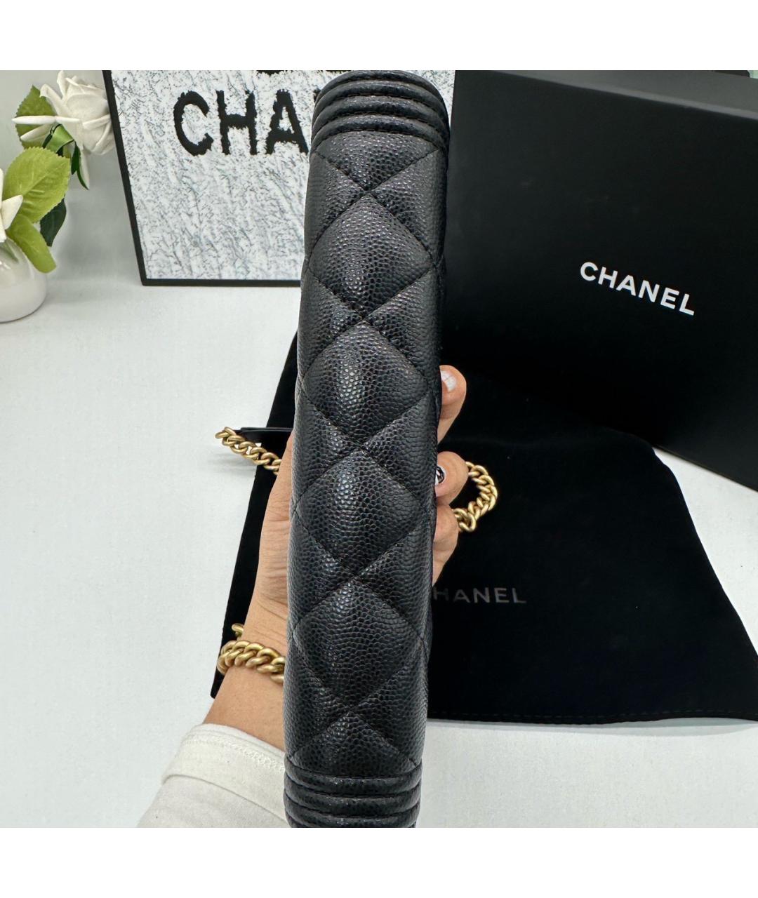 CHANEL Черная сумка через плечо, фото 6