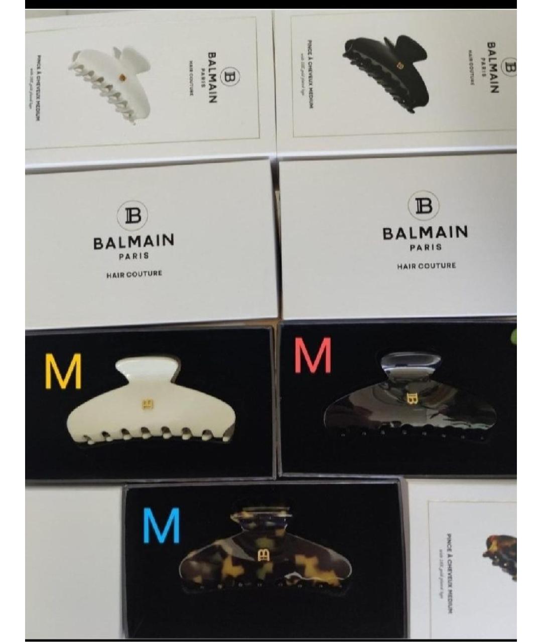 BALMAIN Черная заколка, фото 6