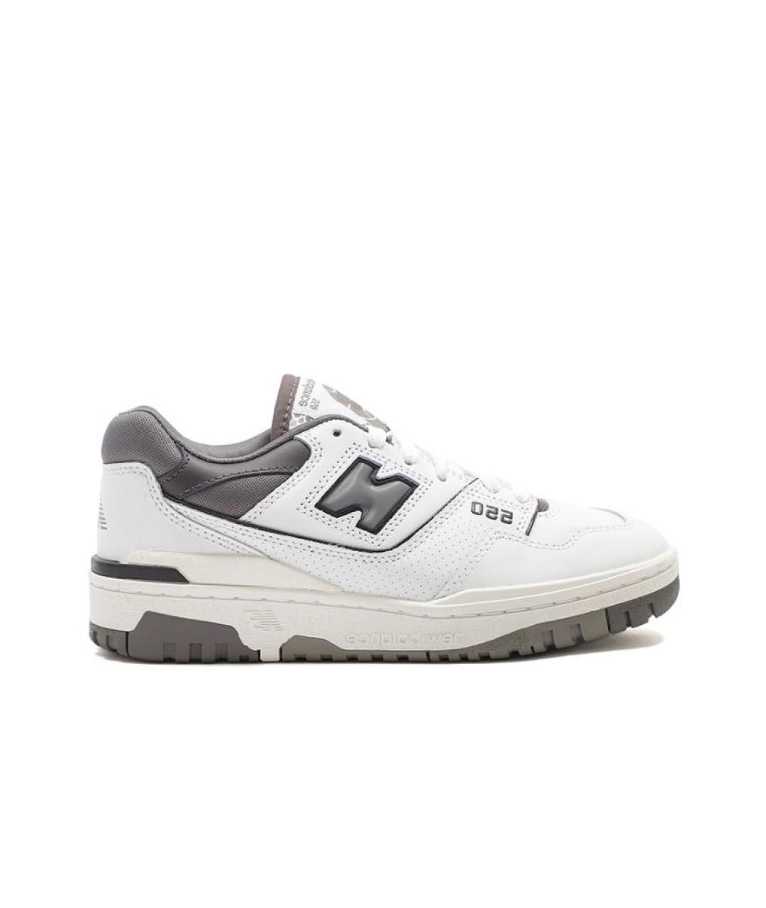 NEW BALANCE Серые кожаные кроссовки, фото 1