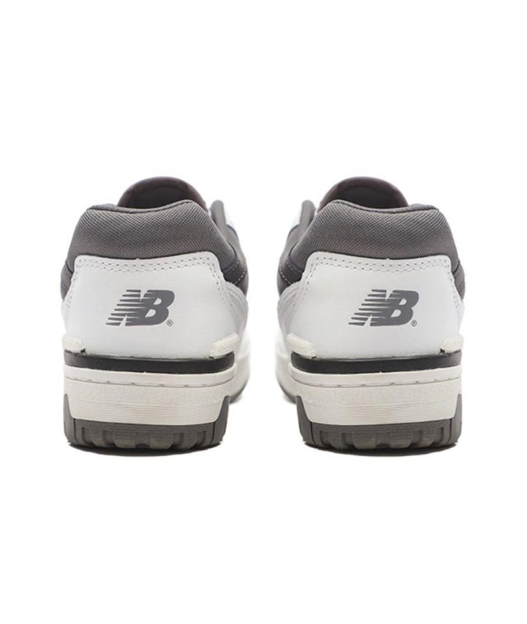 NEW BALANCE Серые кожаные кроссовки, фото 3