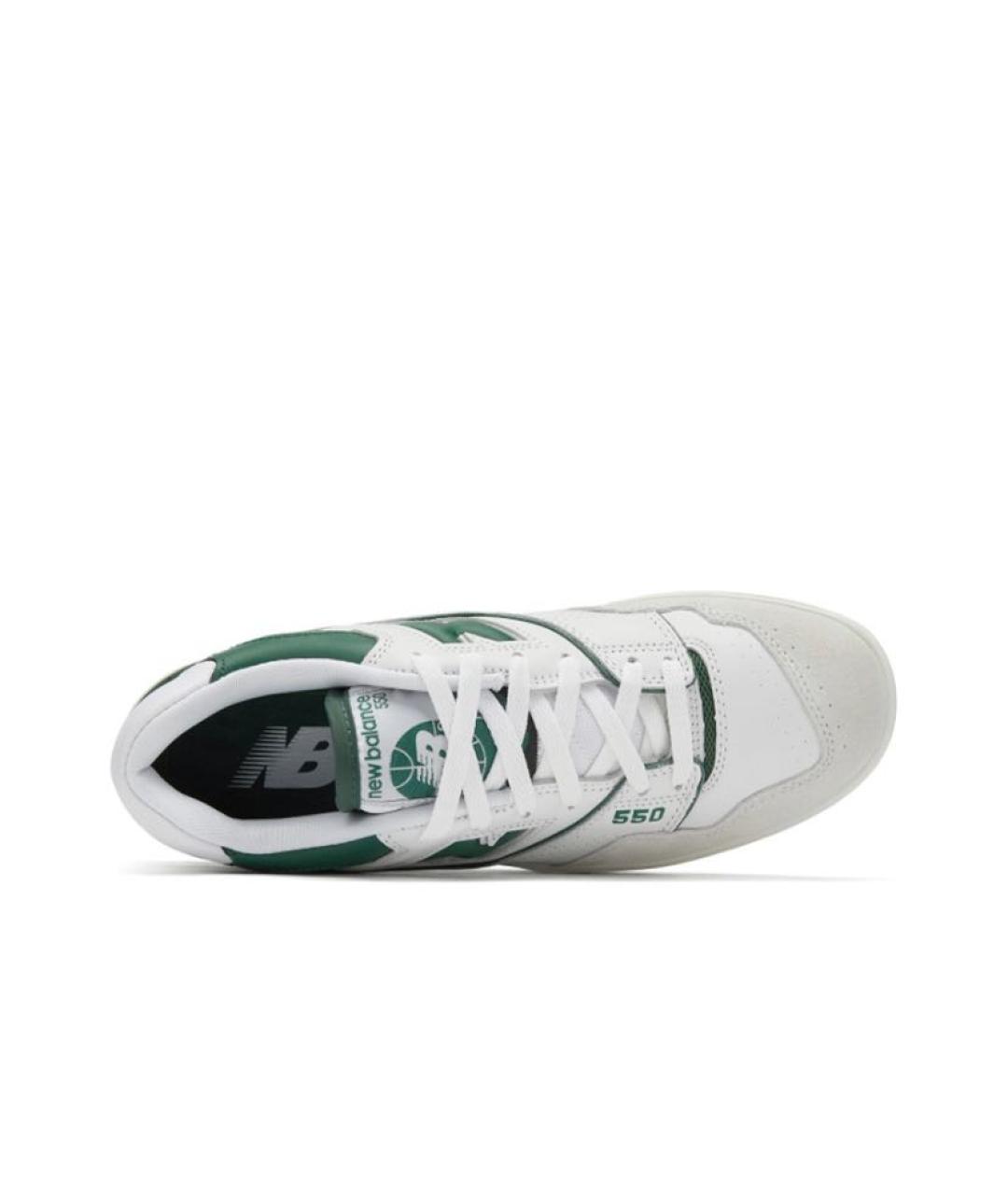 NEW BALANCE Зеленые кожаные кроссовки, фото 3