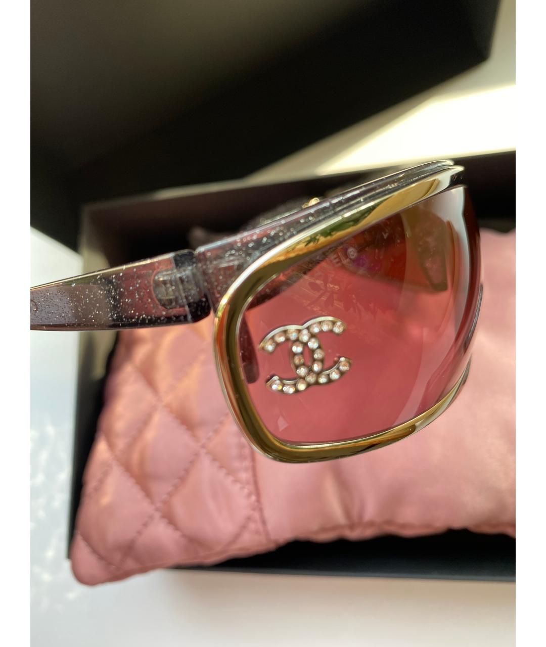 CHANEL Мульти пластиковые солнцезащитные очки, фото 3