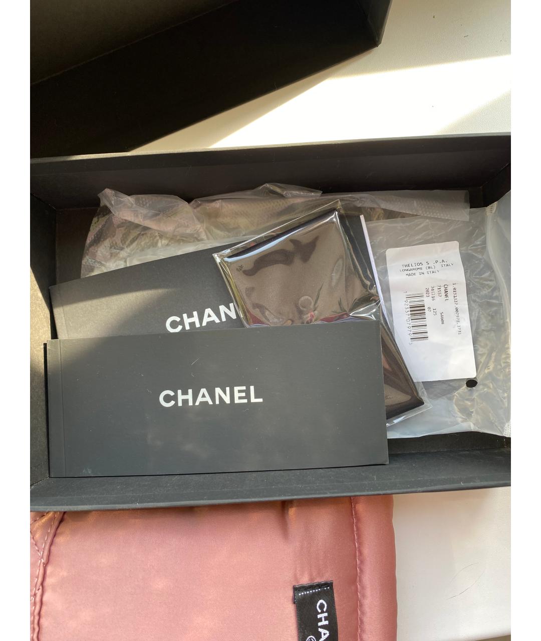 CHANEL Мульти пластиковые солнцезащитные очки, фото 5