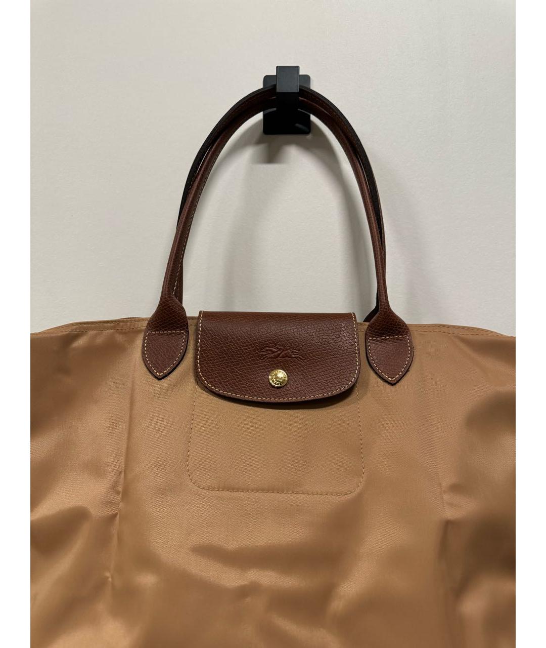 LONGCHAMP Коричневая сумка тоут, фото 3