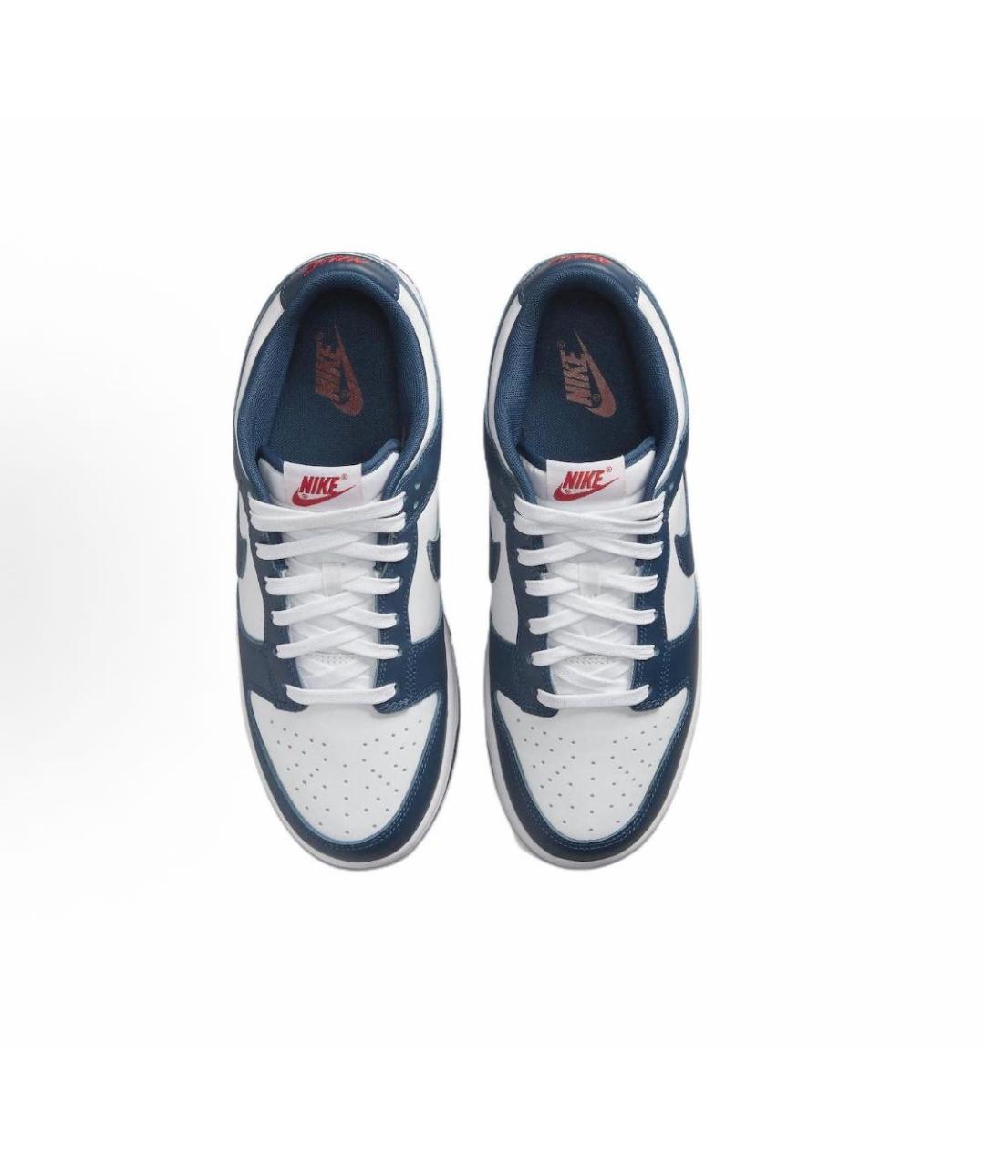 NIKE Темно-синие кожаные низкие кроссовки / кеды, фото 3