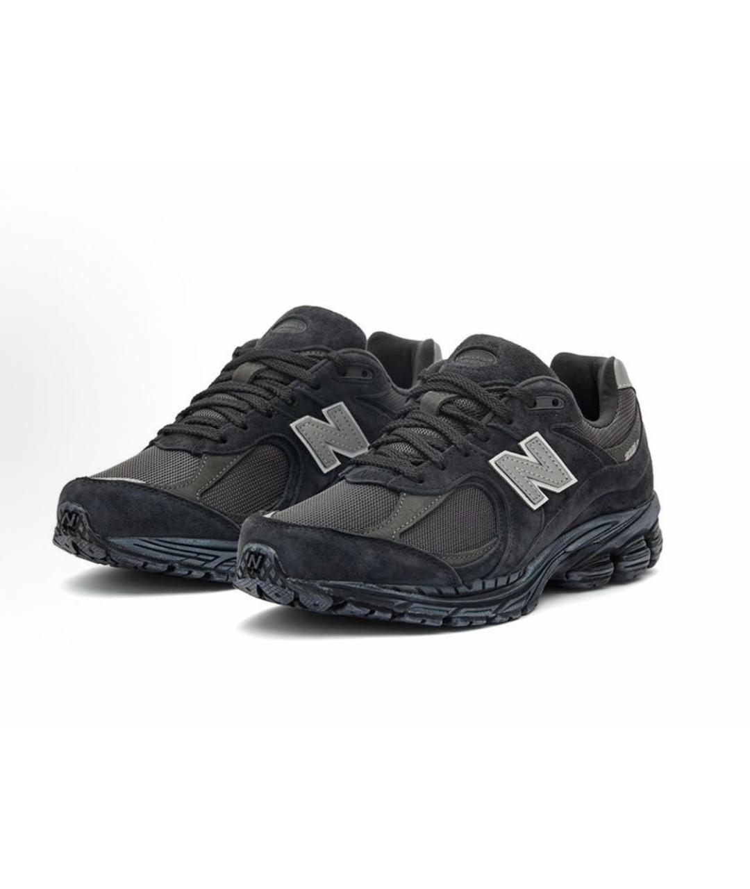 NEW BALANCE Черные нубуковые кроссовки, фото 3