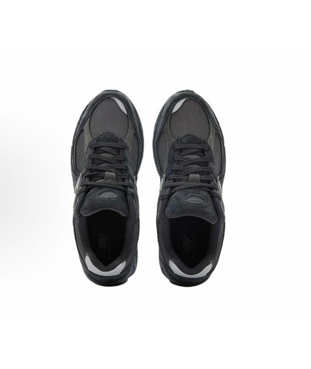 NEW BALANCE Черные нубуковые кроссовки, фото 4
