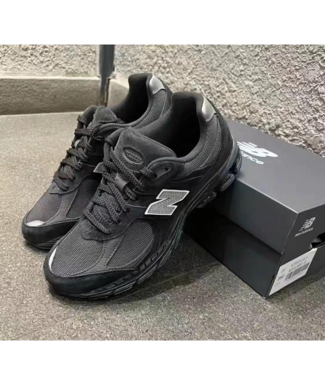 NEW BALANCE Черные нубуковые кроссовки, фото 7