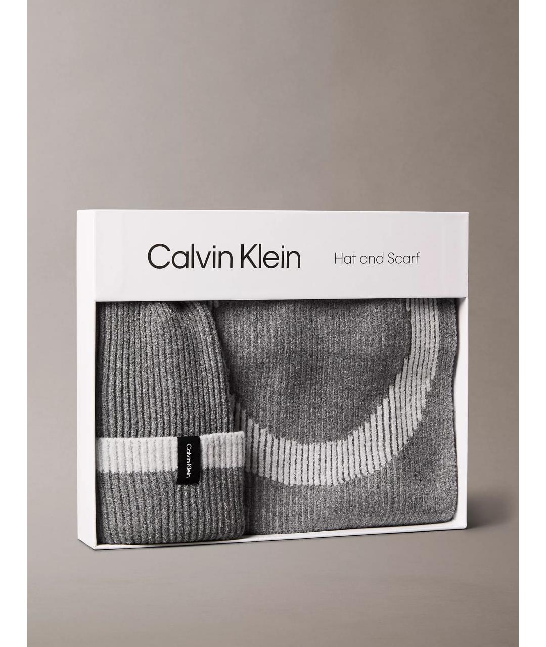 CALVIN KLEIN Серая шапка, фото 2