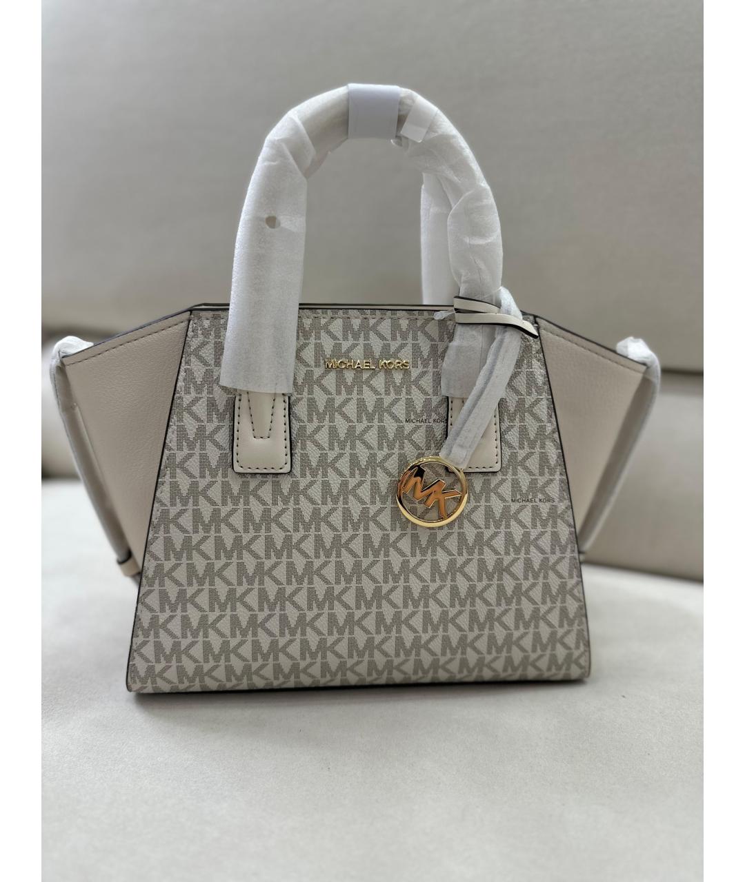 MICHAEL KORS Бежевая сумка с короткими ручками, фото 6