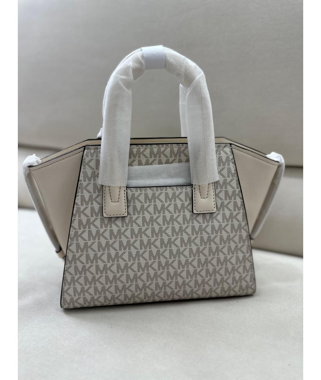 MICHAEL KORS Бежевая сумка с короткими ручками, фото 3