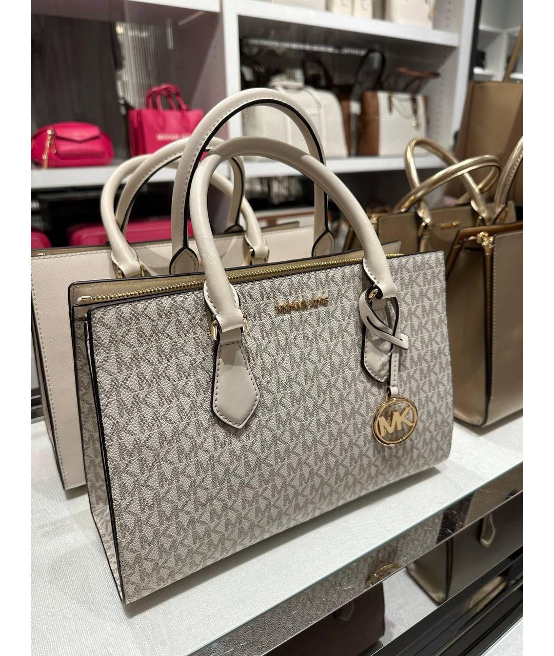 MICHAEL KORS Бежевая сумка с короткими ручками, фото 2