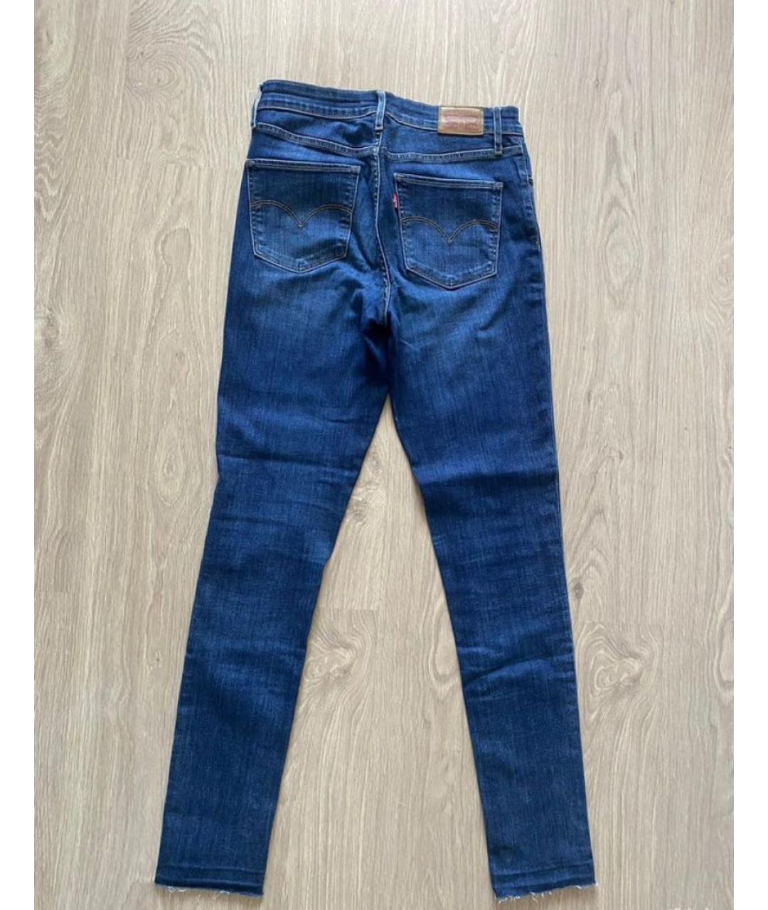 LEVI'S Синие хлопковые джинсы слим, фото 2