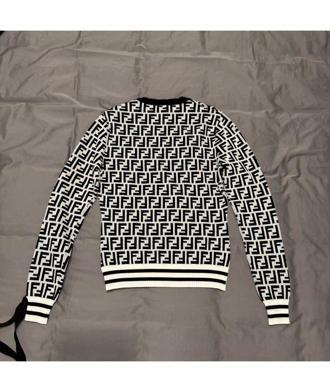 FENDI Черный джемпер / свитер, фото 2