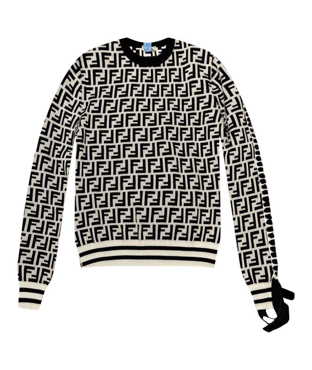 FENDI Черный джемпер / свитер, фото 1