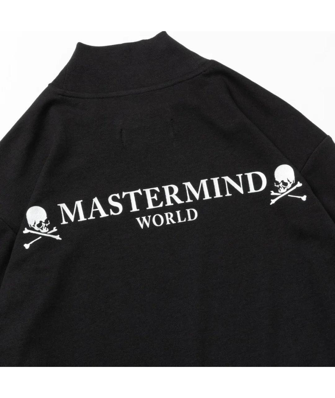 MASTERMIND WORLD Черная хлопковая водолазка, фото 5