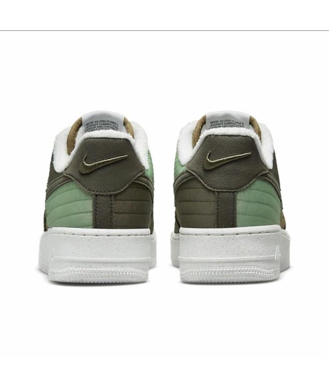 NIKE Хаки текстильные низкие кроссовки / кеды, фото 4