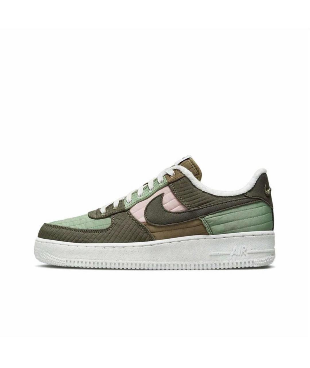 NIKE Хаки текстильные низкие кроссовки / кеды, фото 5
