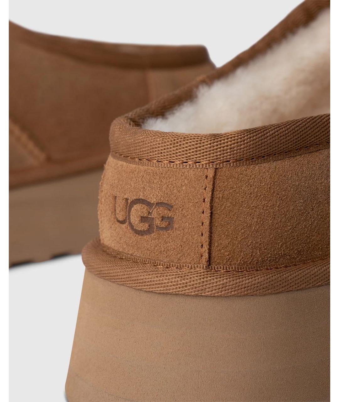 UGG AUSTRALIA Коричневые замшевые ботинки, фото 4