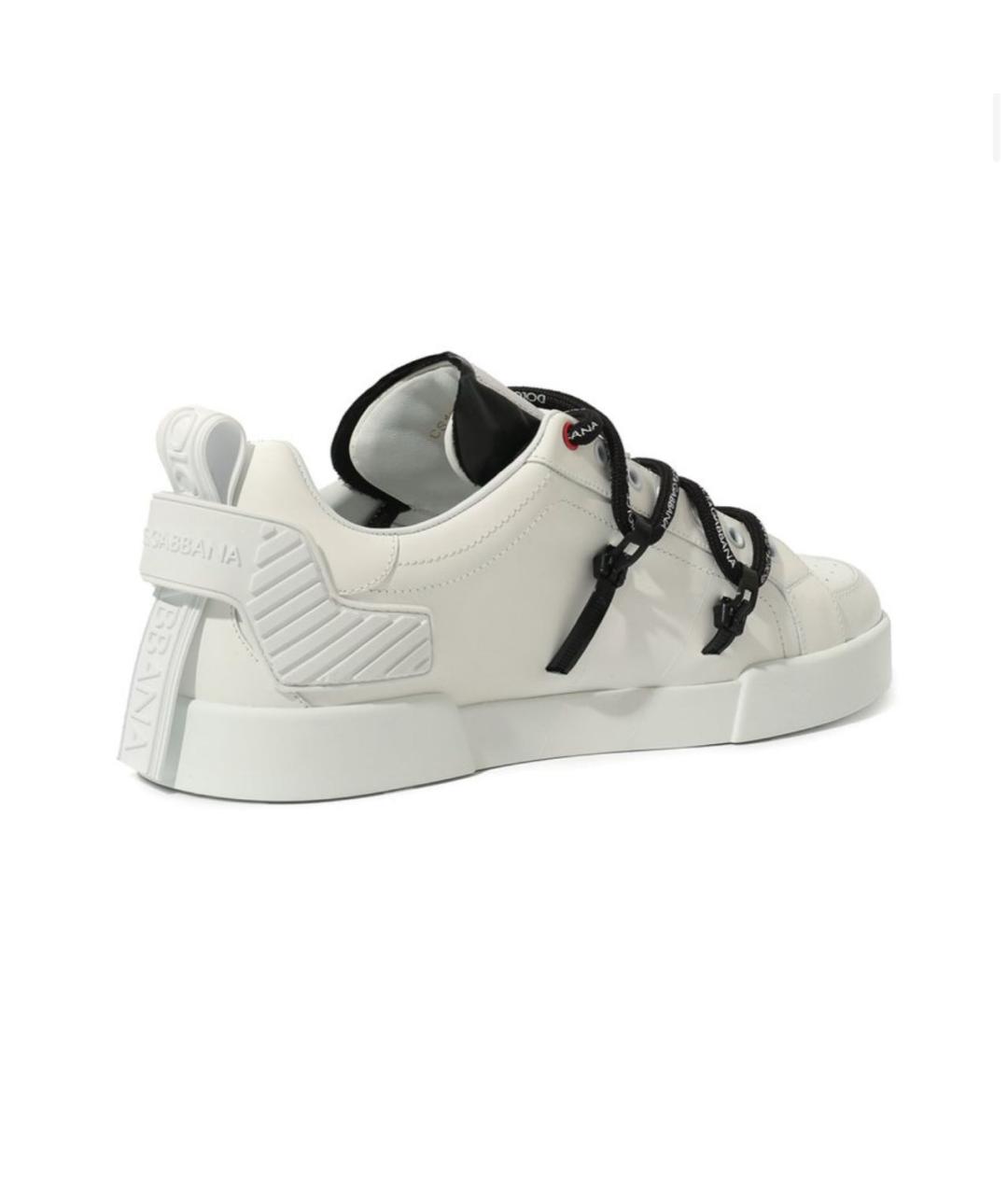 DOLCE&GABBANA Белые низкие кроссовки / кеды, фото 5