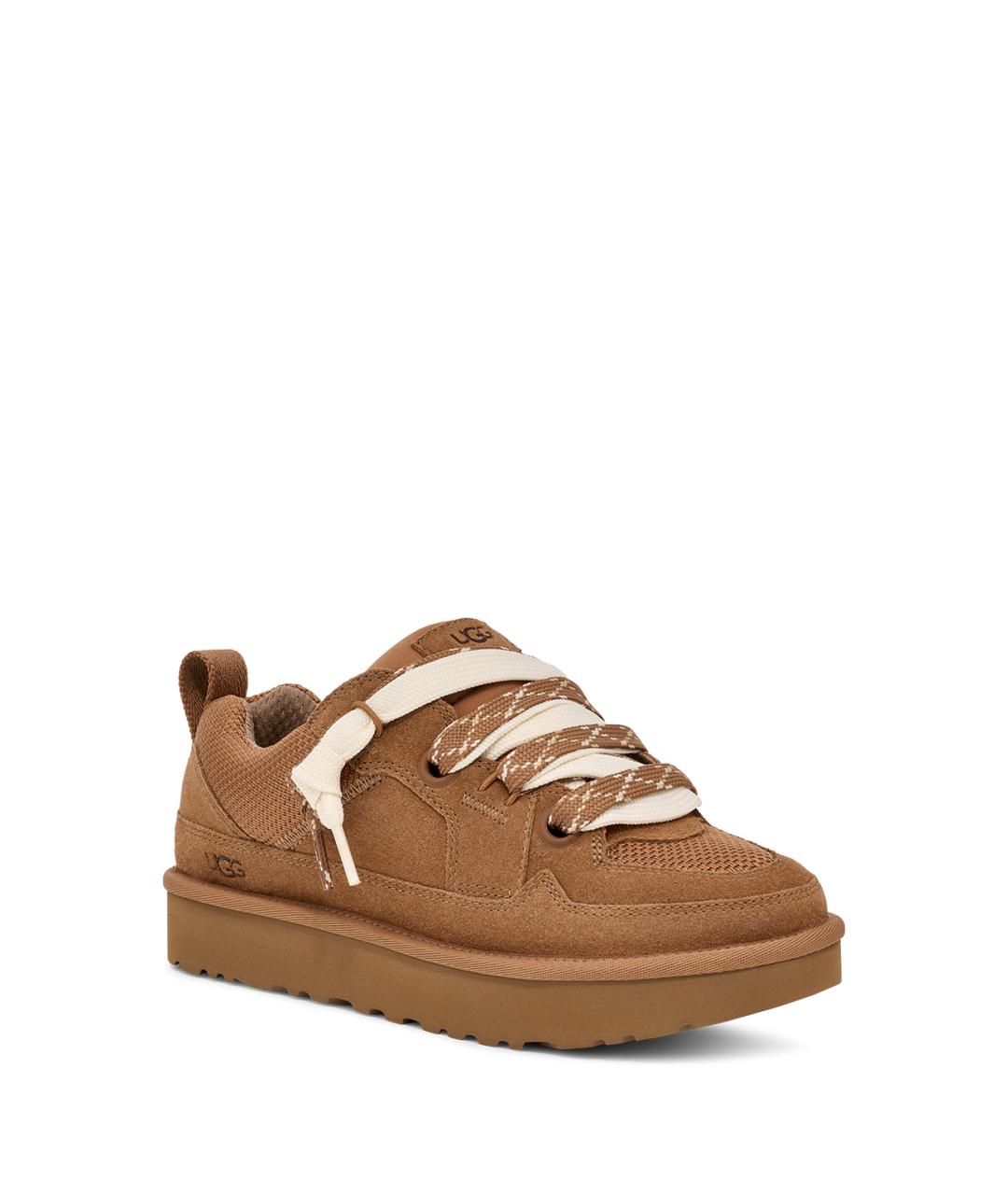 UGG AUSTRALIA Коричневые замшевые кеды, фото 2