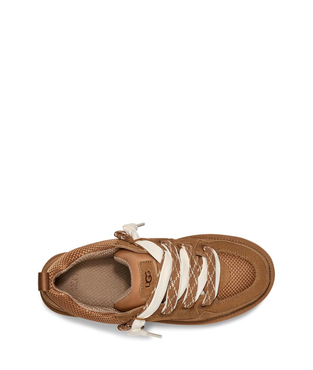 UGG AUSTRALIA Коричневые замшевые кеды, фото 3