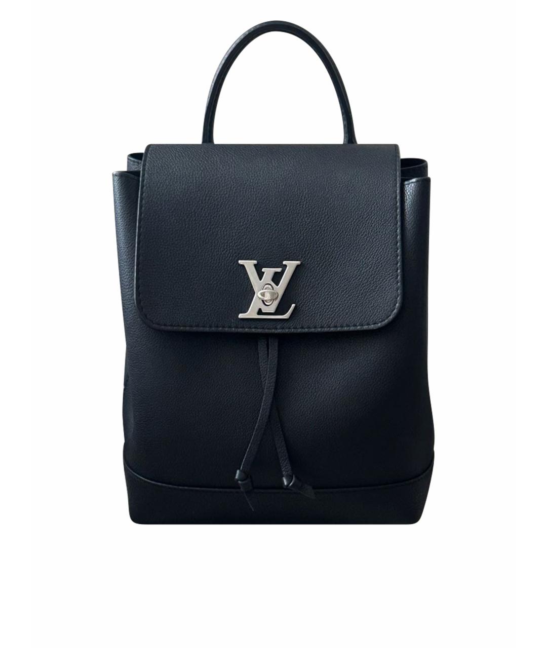 LOUIS VUITTON Черный кожаный рюкзак, фото 1
