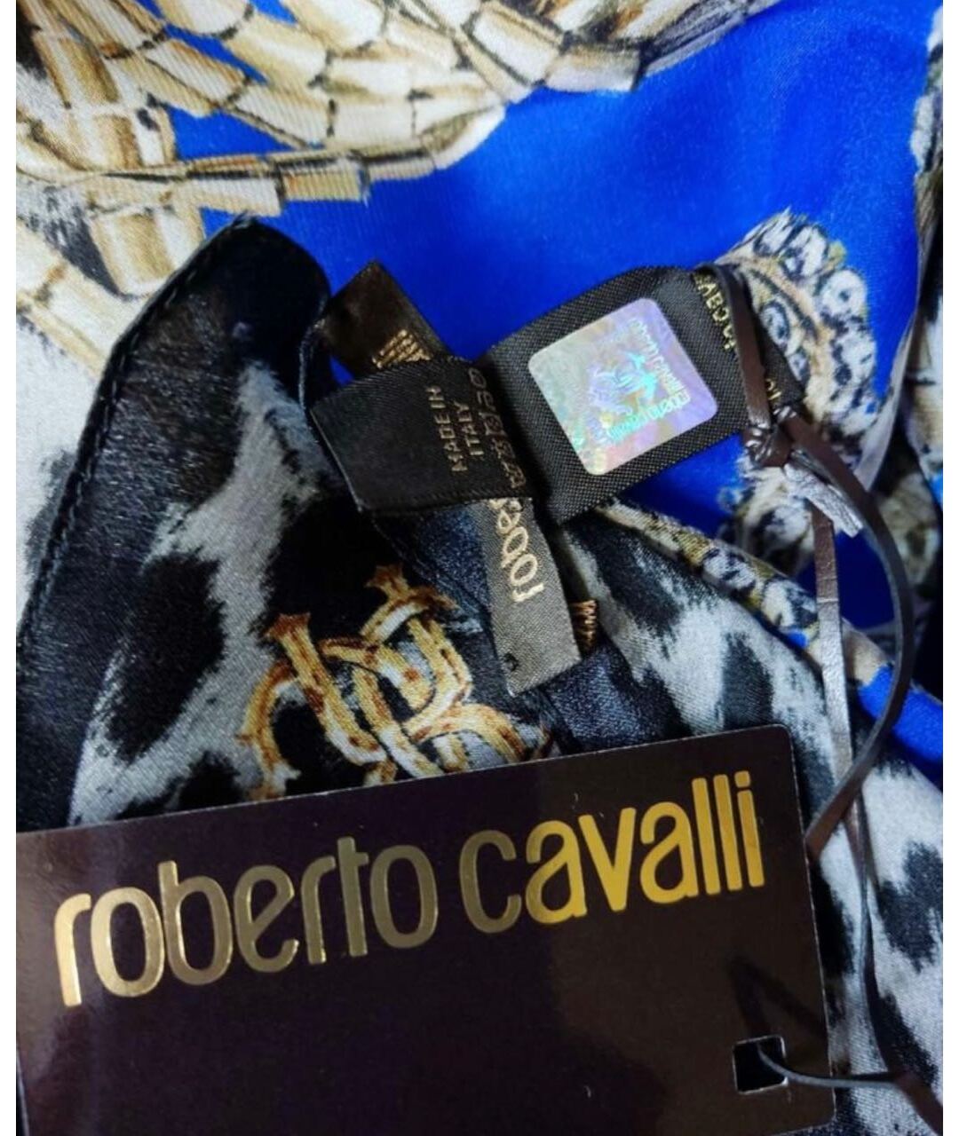 ROBERTO CAVALLI Шелковый шарф, фото 6