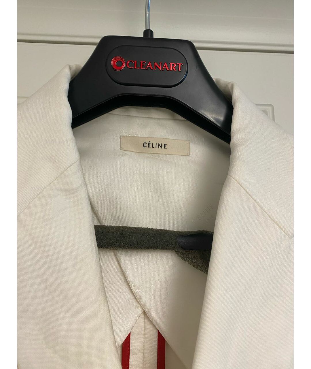CELINE PRE-OWNED Белый хлопковый жакет/пиджак, фото 3
