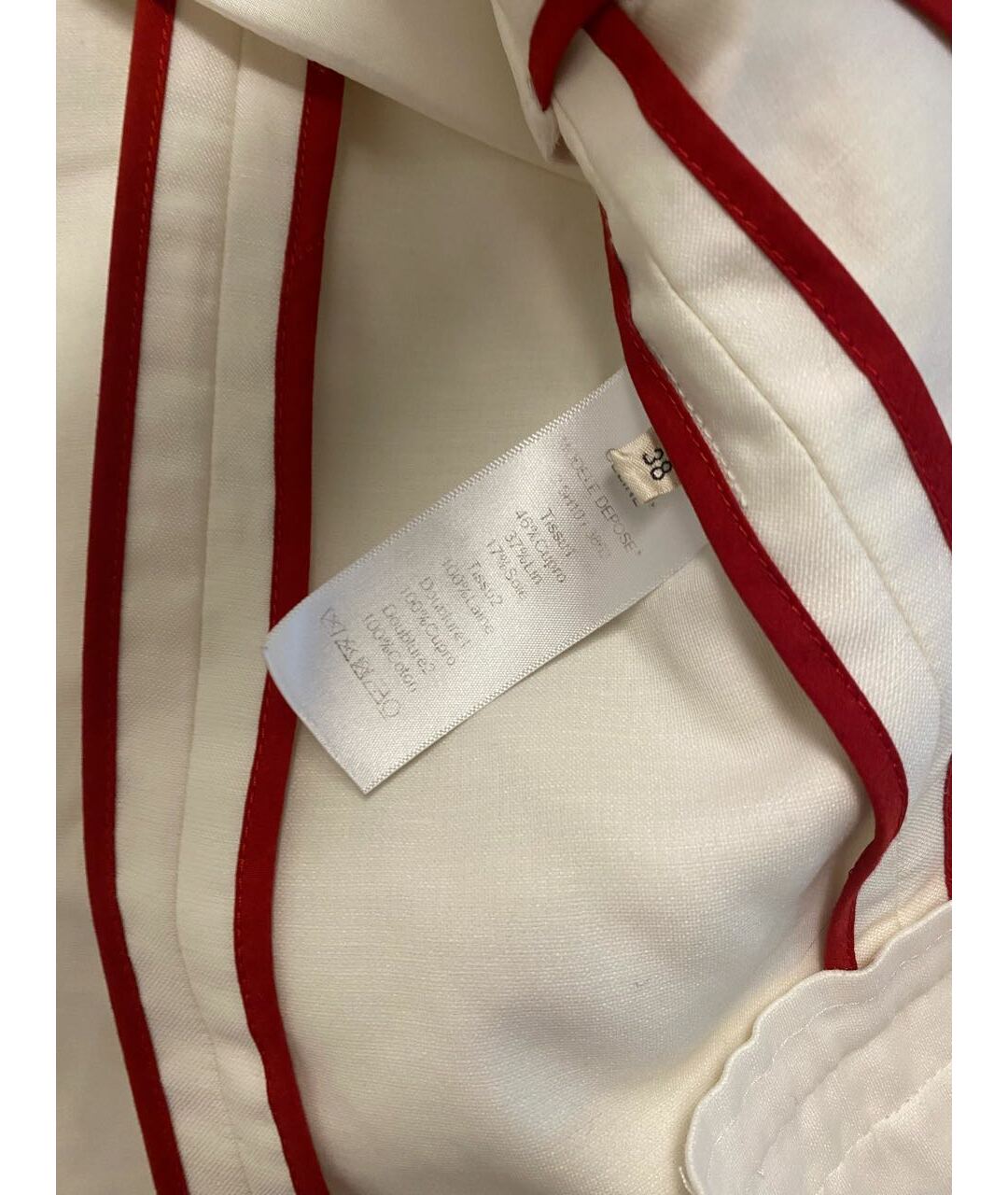 CELINE PRE-OWNED Белый хлопковый жакет/пиджак, фото 4
