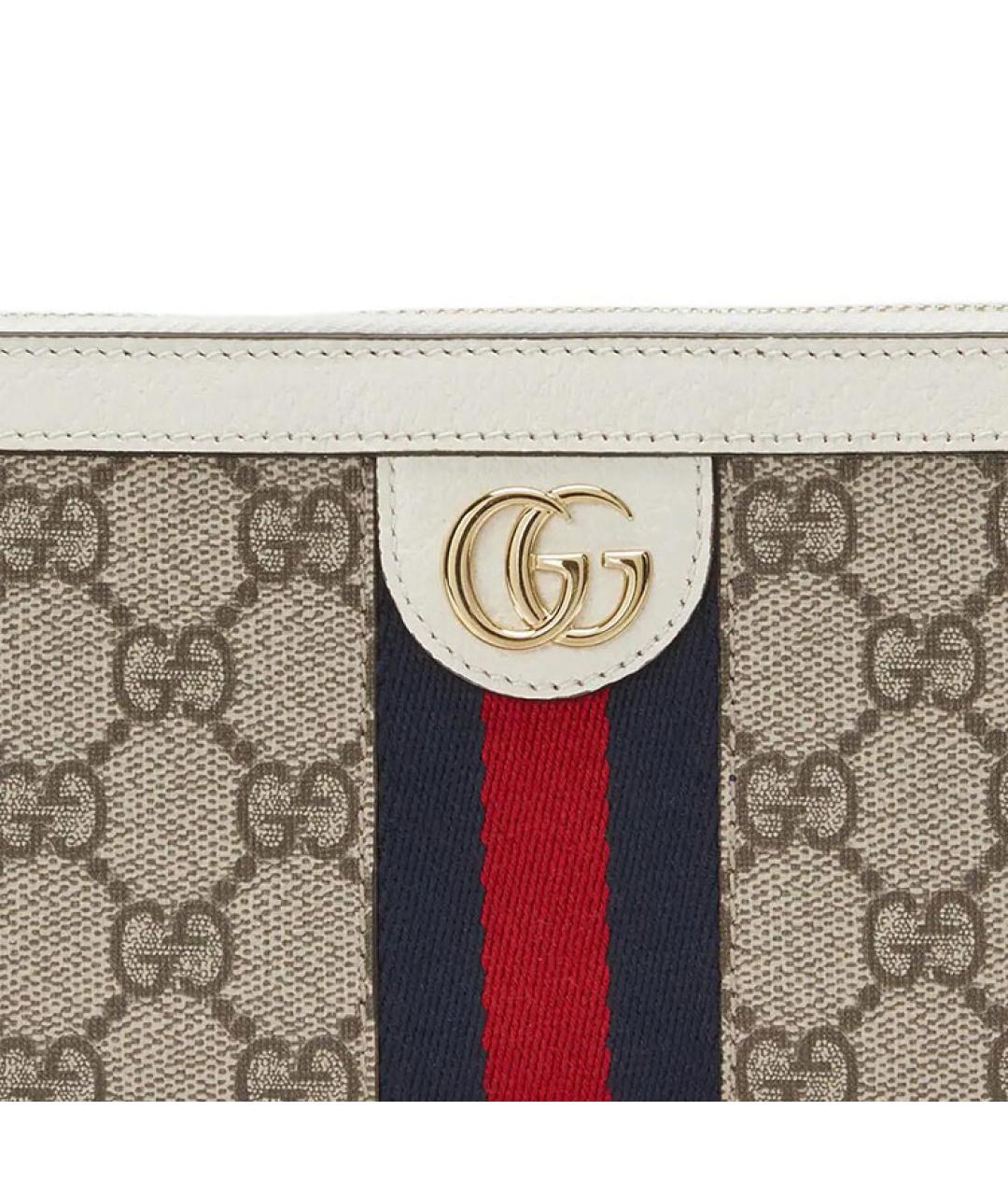 GUCCI Бежевый кошелек, фото 5