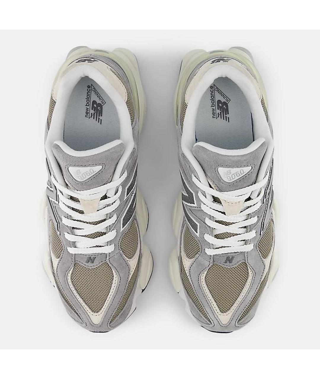 NEW BALANCE Серые замшевые кроссовки, фото 3