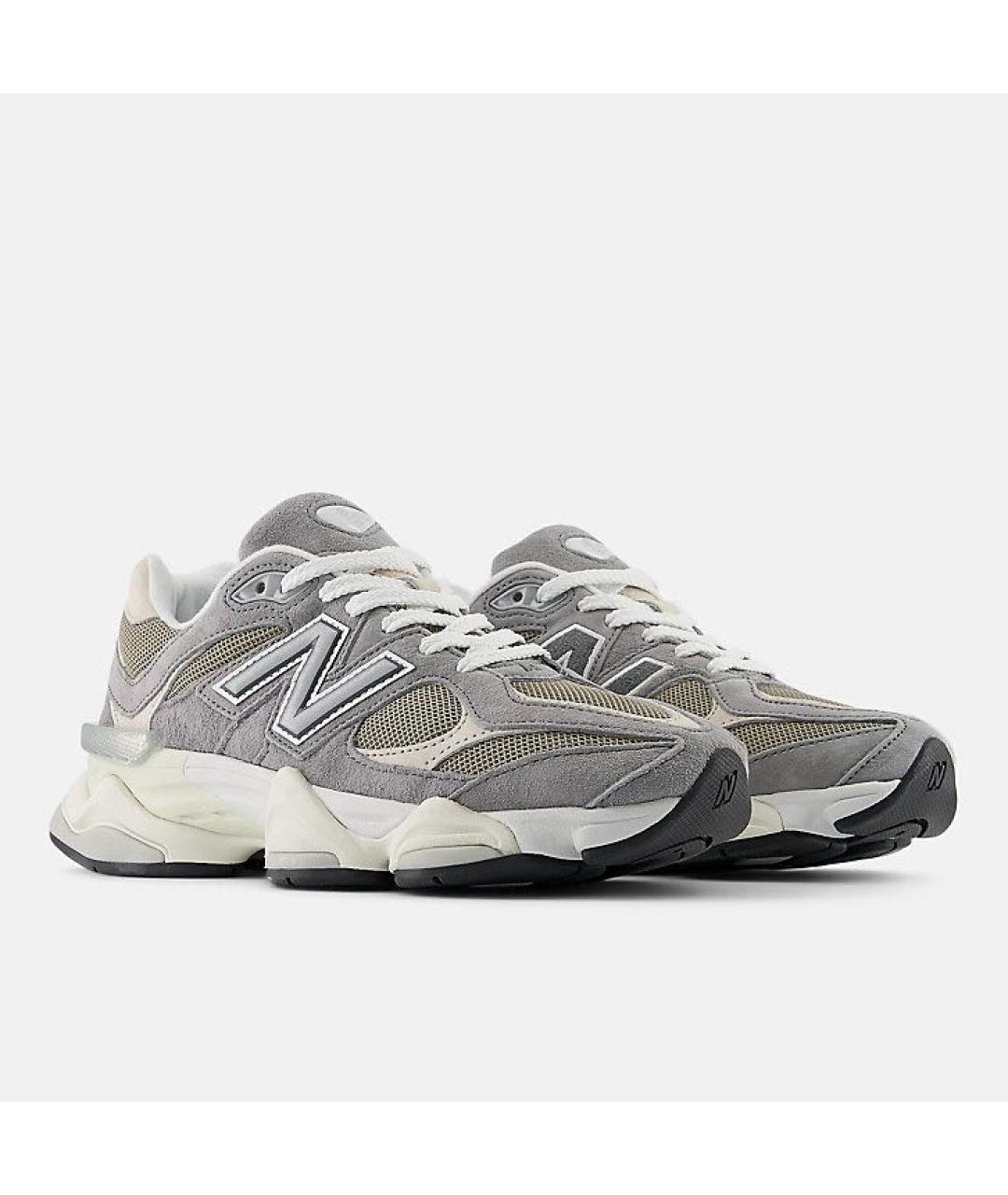 NEW BALANCE Серые замшевые кроссовки, фото 2