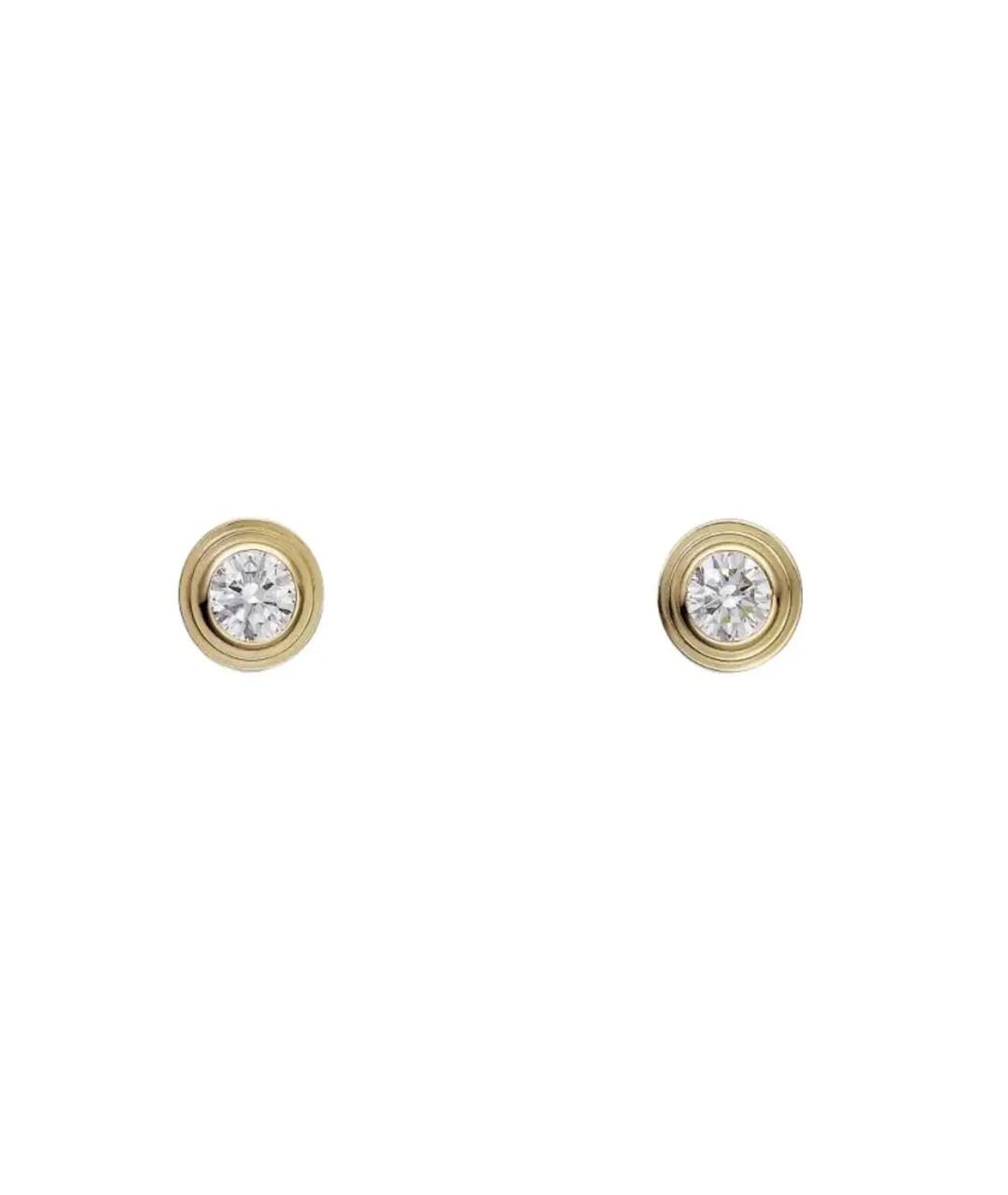 CARTIER Золотые серьги из желтого золота, фото 2