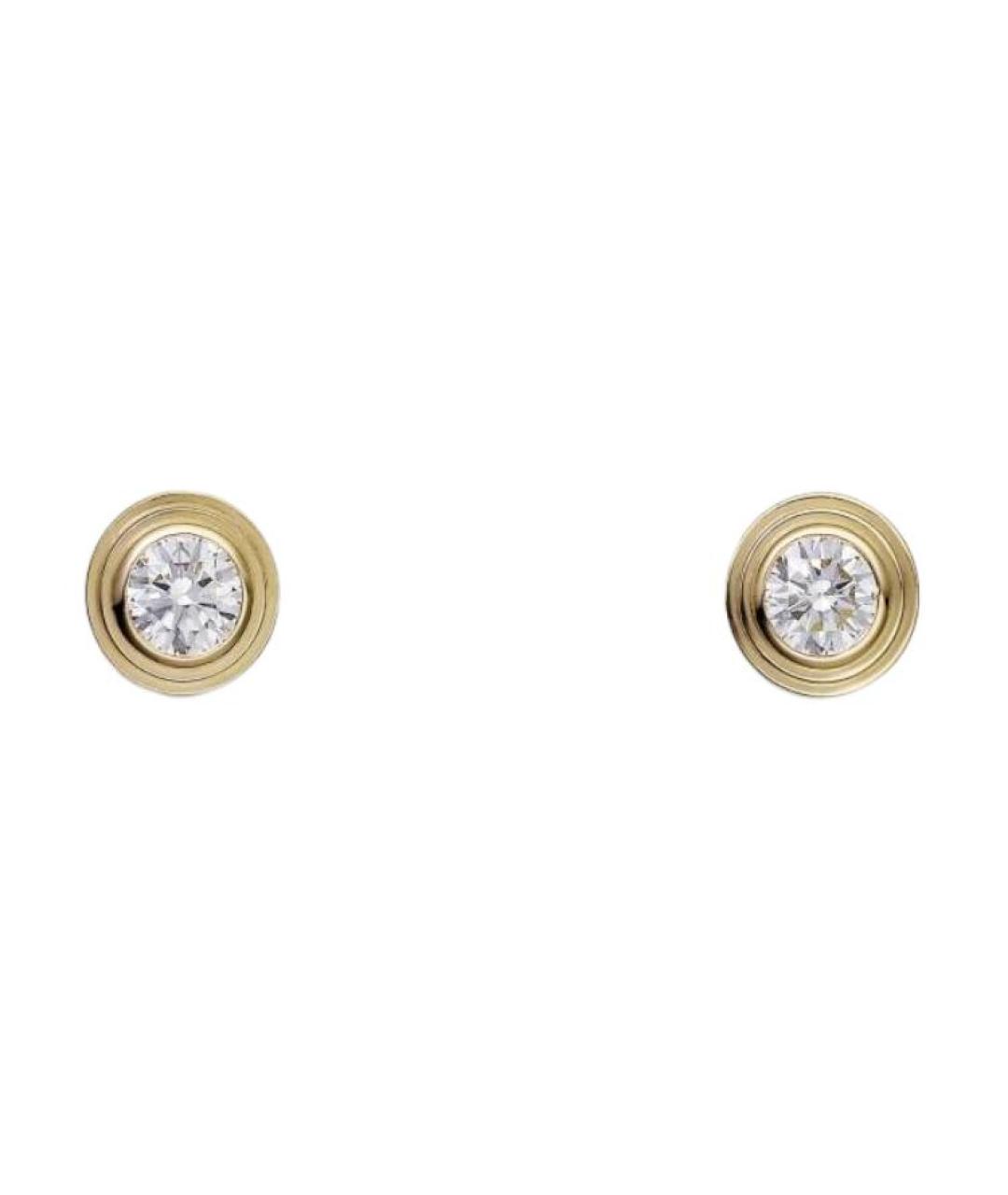 CARTIER Золотые серьги из желтого золота, фото 1