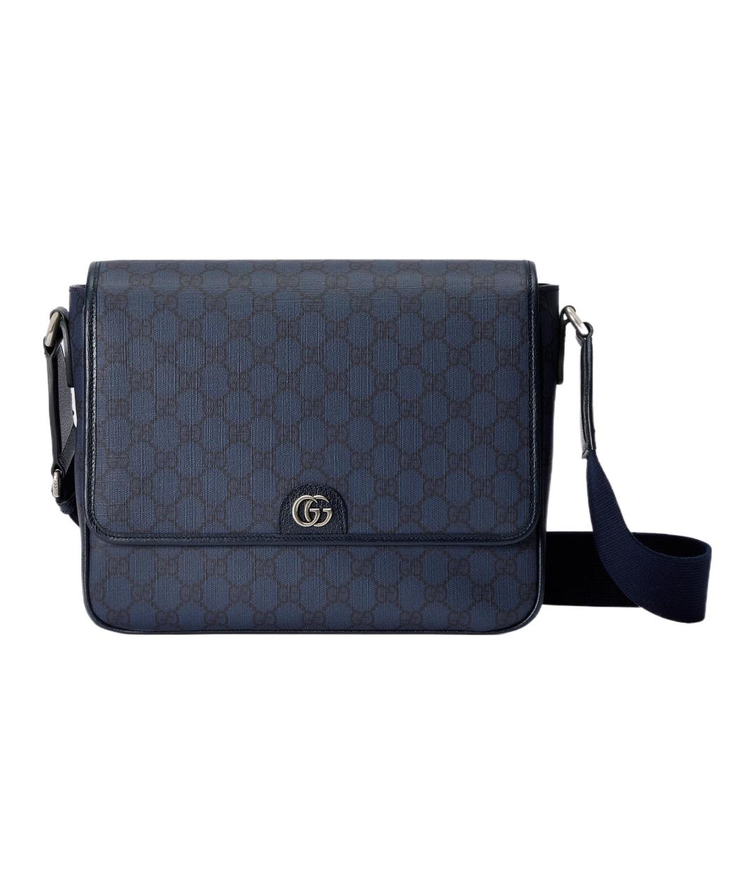 GUCCI Темно-синяя сумка на плечо, фото 1