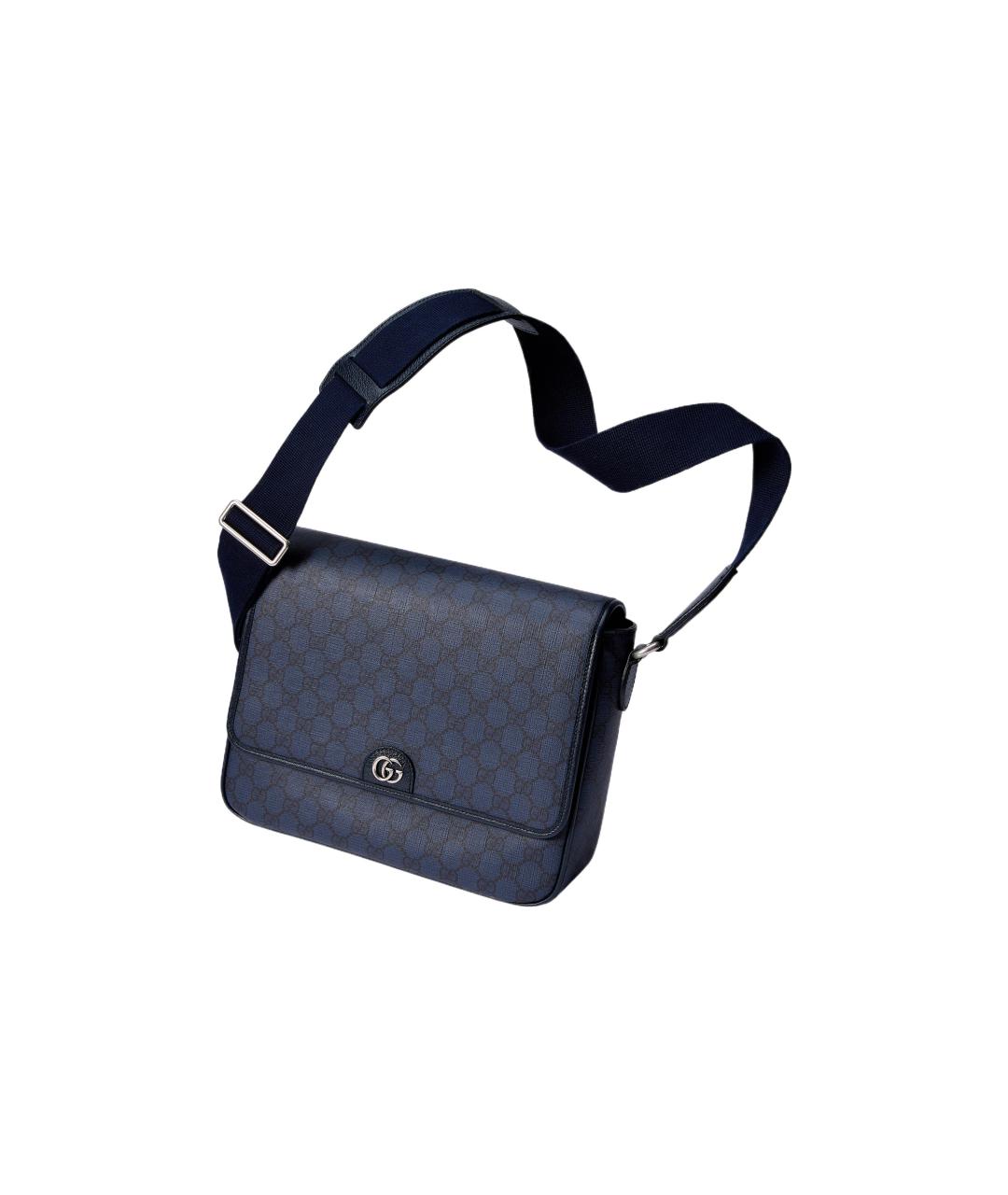 GUCCI Темно-синяя сумка на плечо, фото 3