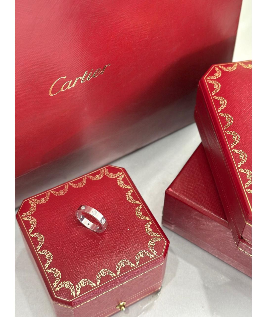 CARTIER Серебряное кольцо из белого золота, фото 3