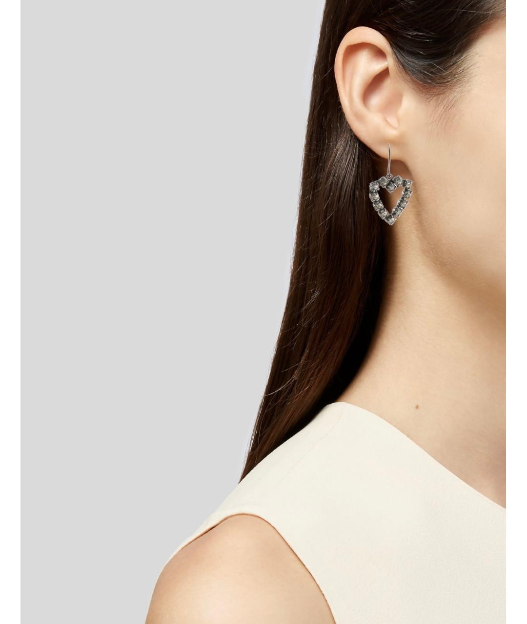 SAINT LAURENT Серебряные серьги, фото 2