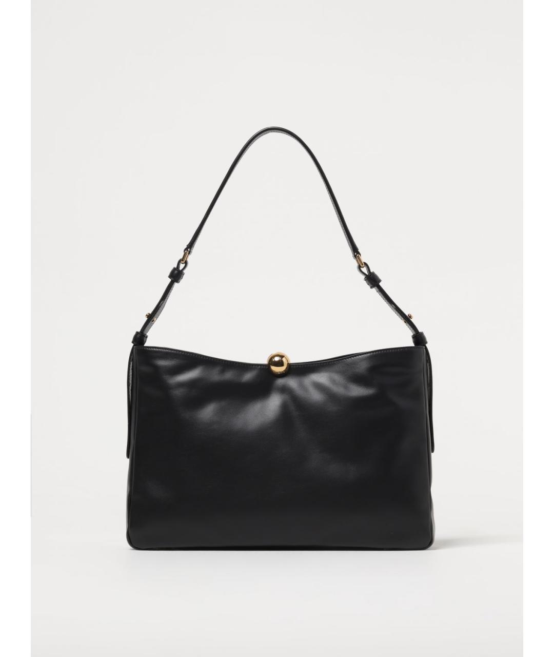 FURLA Черная кожаная сумка через плечо, фото 4