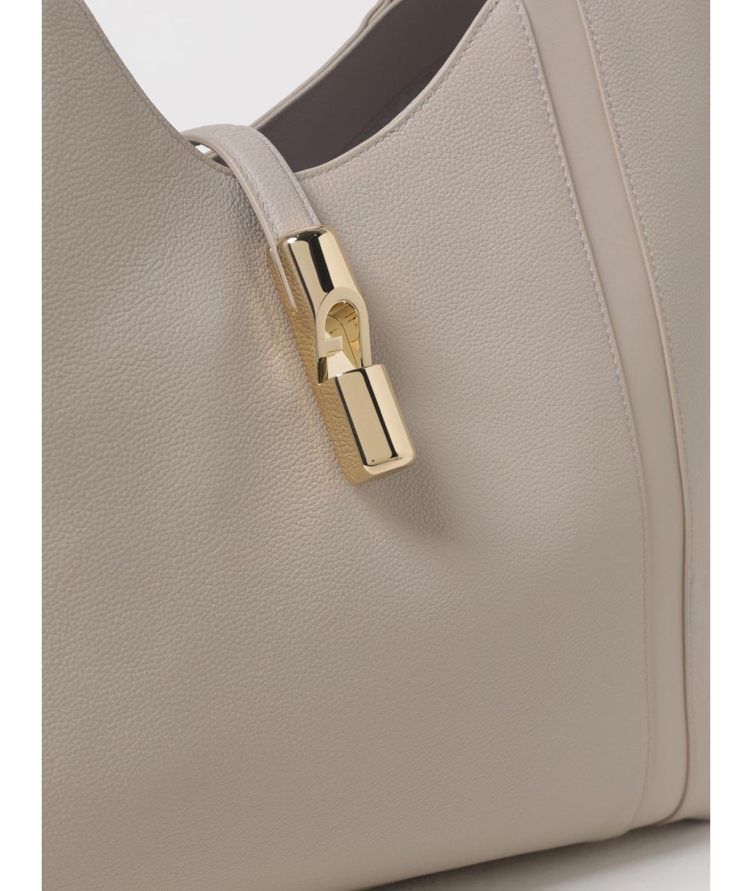 FURLA Розовая кожаная сумка через плечо, фото 3