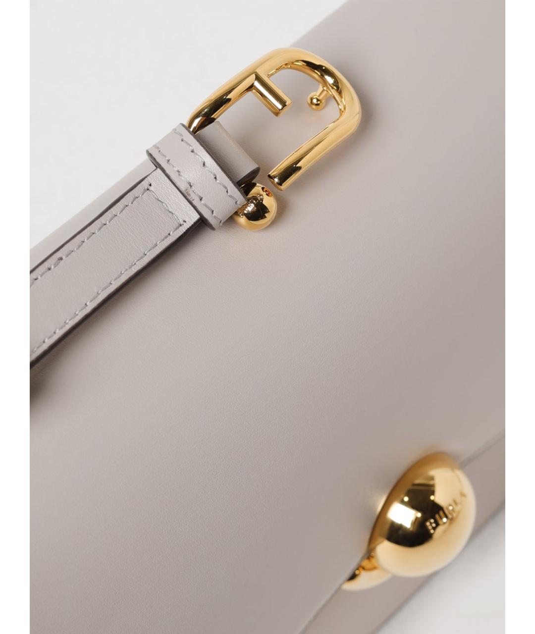 FURLA Розовая кожаная сумка через плечо, фото 3