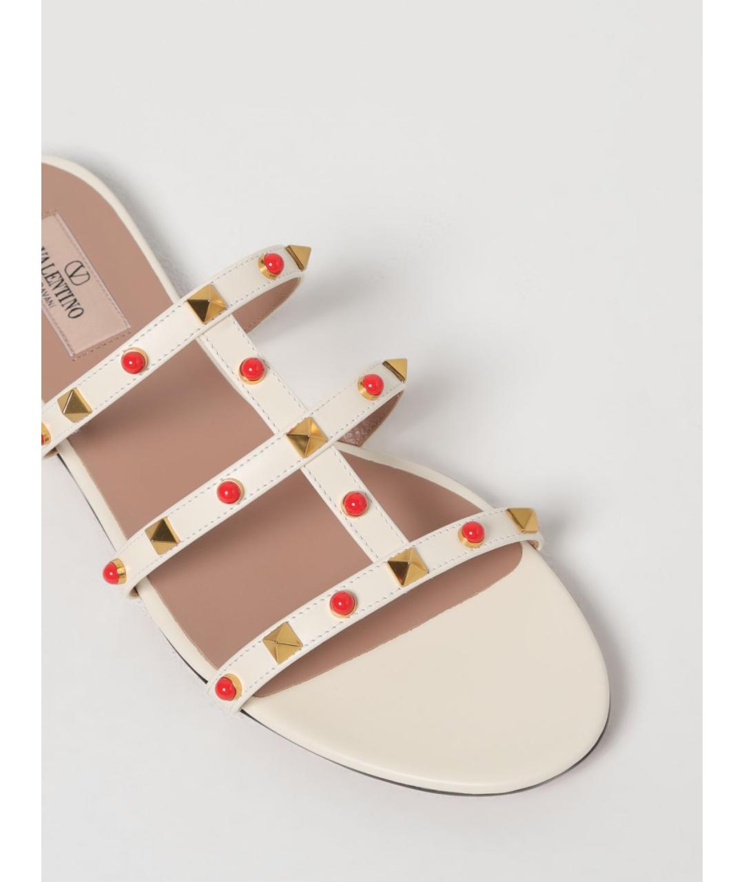 VALENTINO Антрацитовые шлепанцы, фото 4
