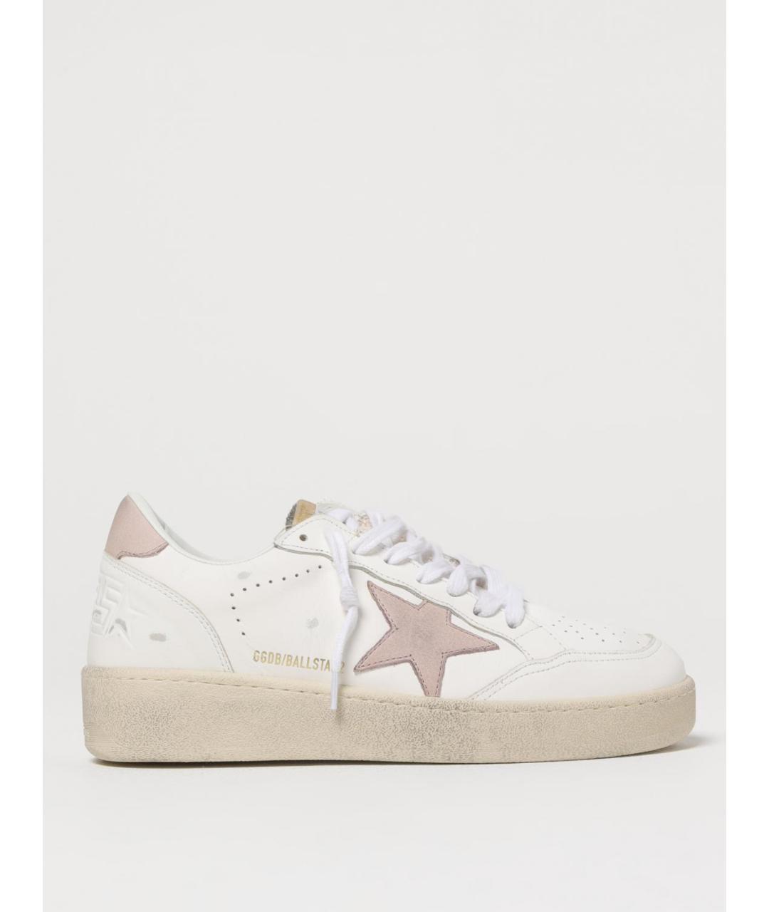GOLDEN GOOSE DELUXE BRAND Белые кожаные кеды, фото 5