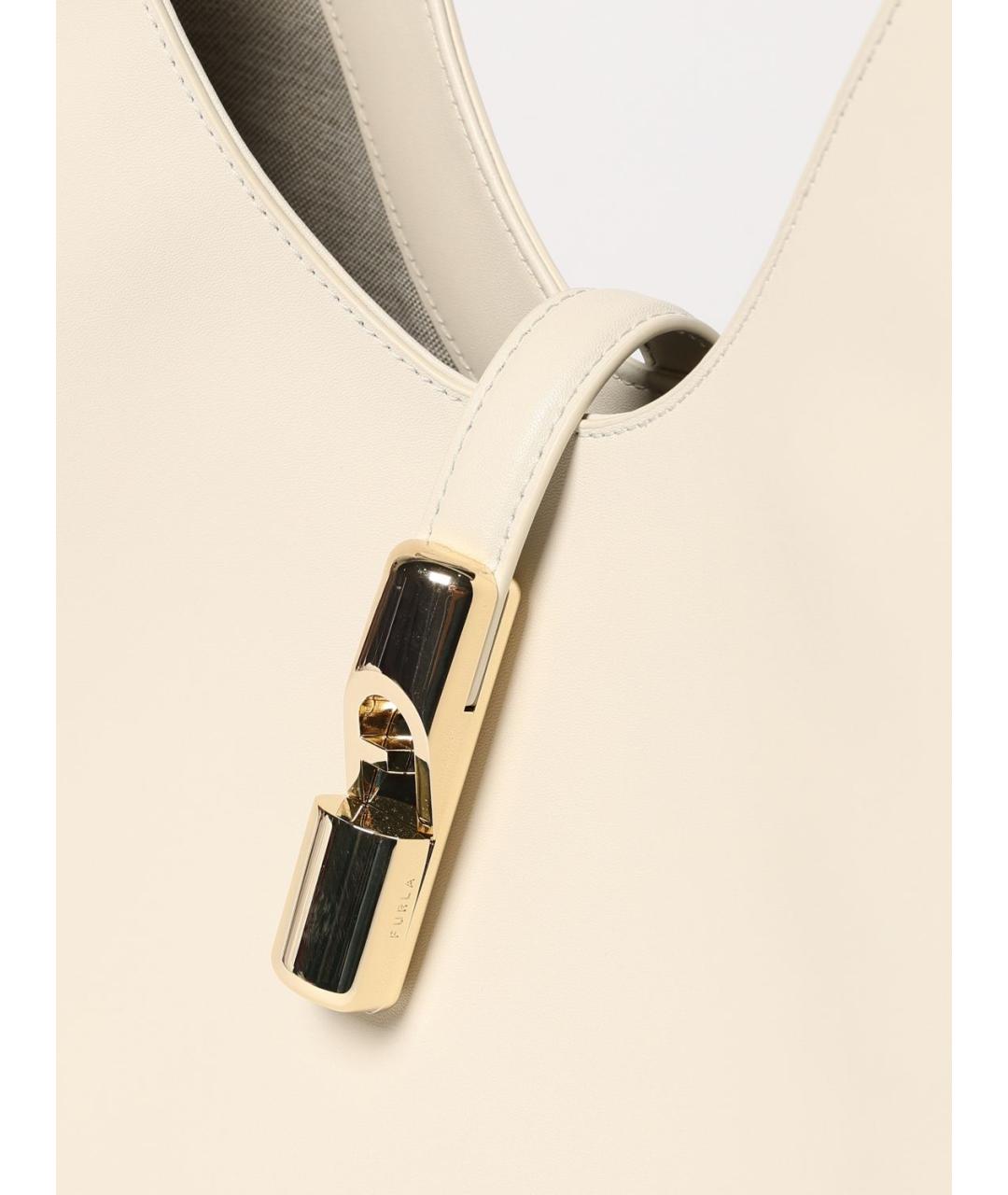 FURLA Розовая кожаная сумка через плечо, фото 3
